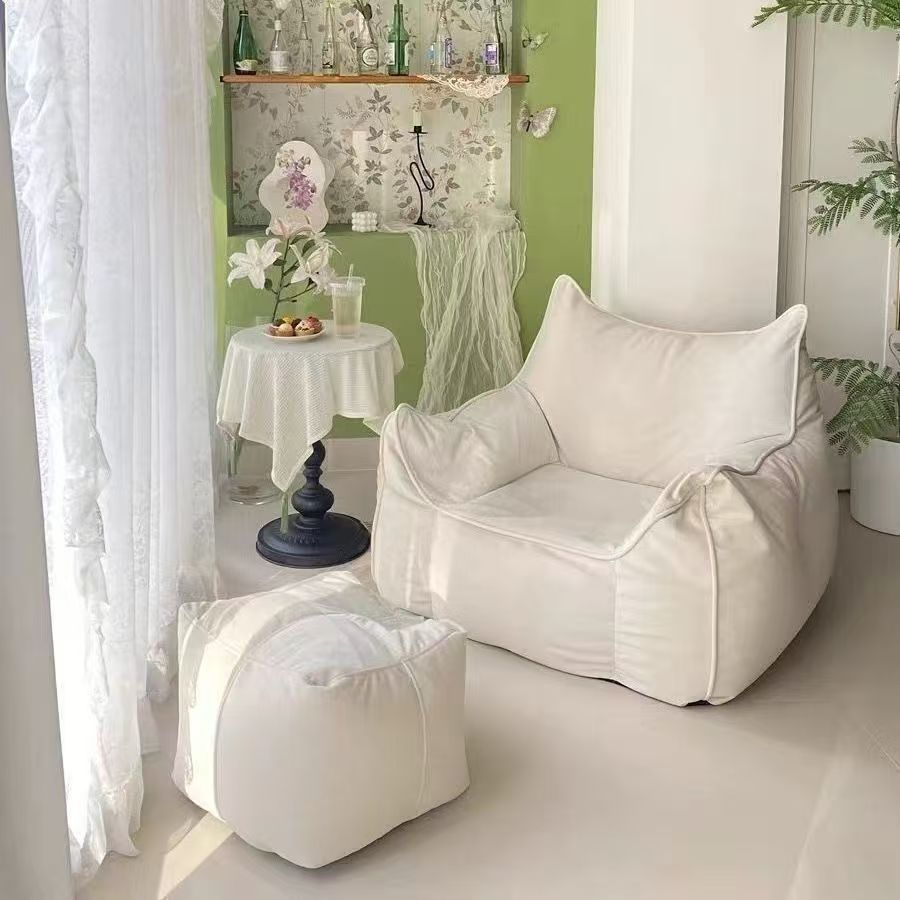 Cat-Friendly Lazy Bean Bag Sofa  Internet-Famous Leisure Chair Suitable for Bedroom Balcony & Living Room Minimalist Design
